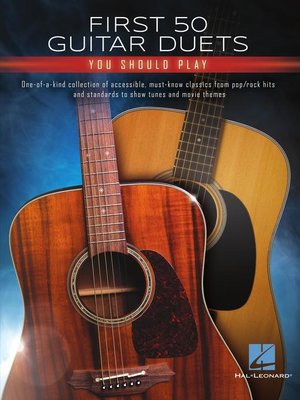 cover image of First 50 Guitar Duets You Should Play
